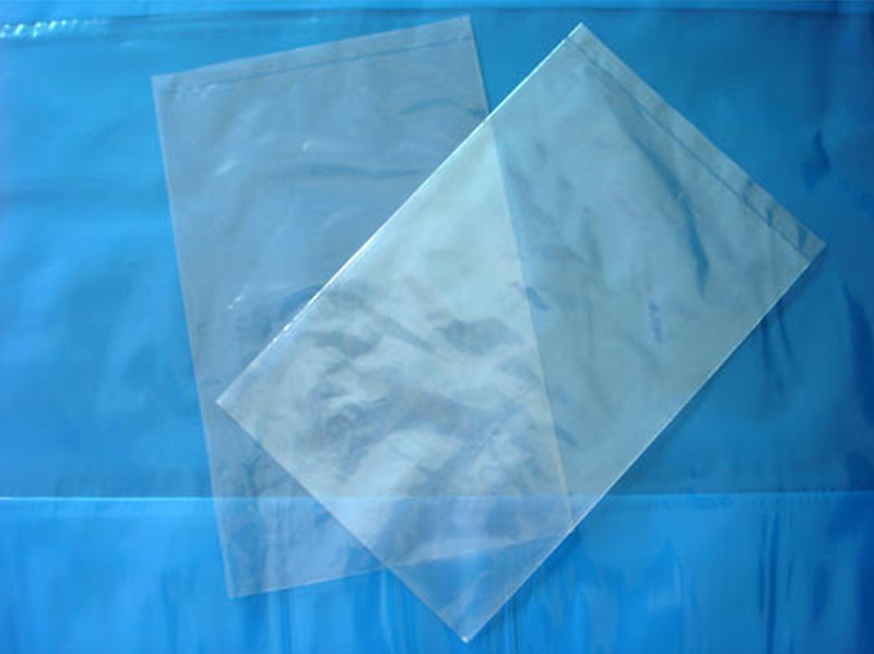 Flat pocket PE packaging bag, steel cord packaging film