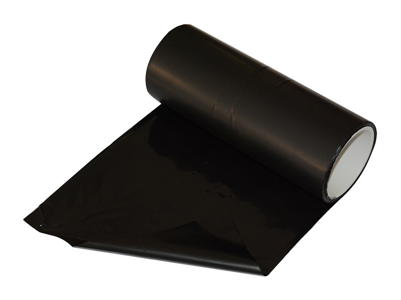 Single-sided conductive film, single-sided black conductive PE film