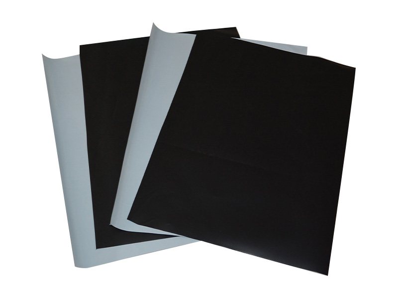 Black and white conductive inner film